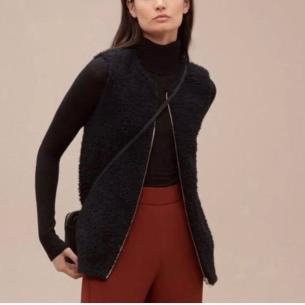 ARITZIA Wilfred Chatou Sherpa Vest Size Small